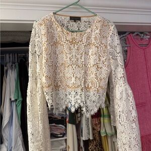 Gracia Cream Lace Blouse